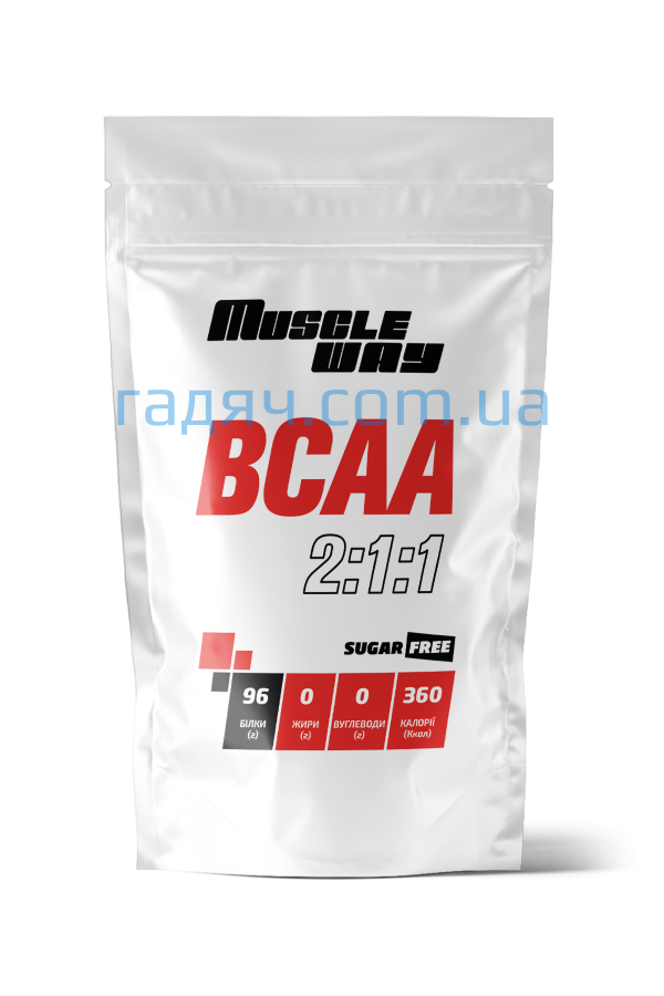 ВСАА 2:1:1 MuscleWay 300г (разные вкусы)