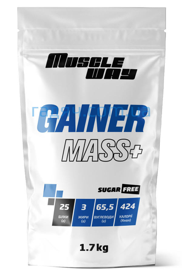 Гейнер MuscleWay 1,7 кг (разные вкусы)