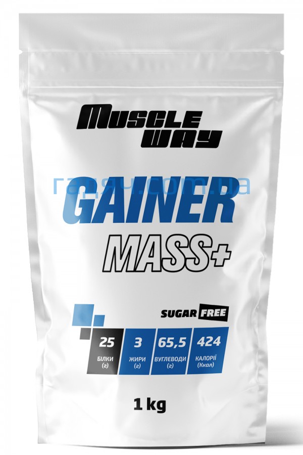 Гейнер MuscleWay 1 кг (разные вкусы)