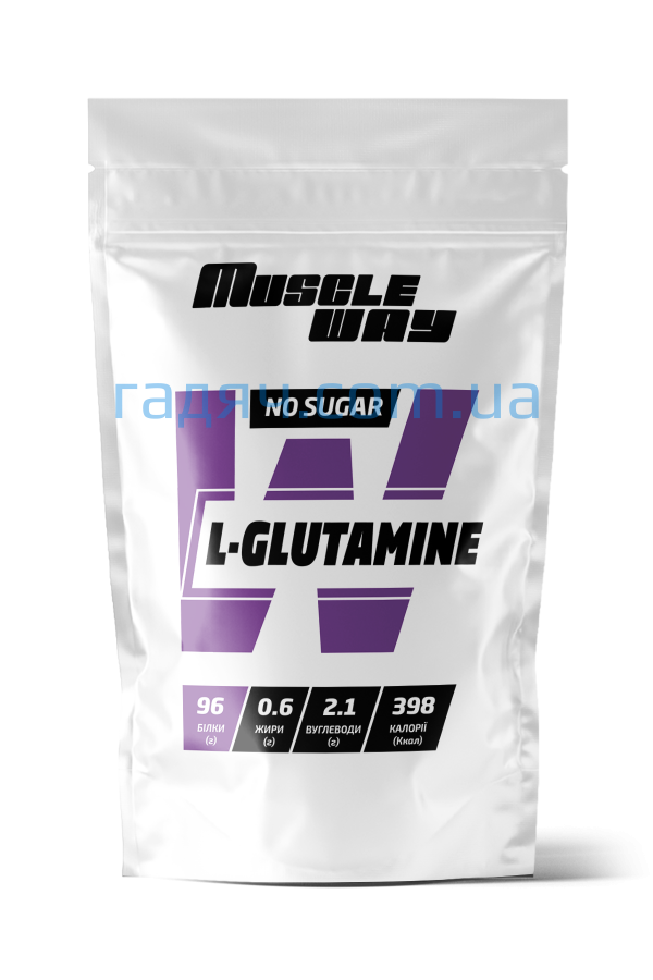 L-глютамин MuscleWay 500г (разные вкусы)